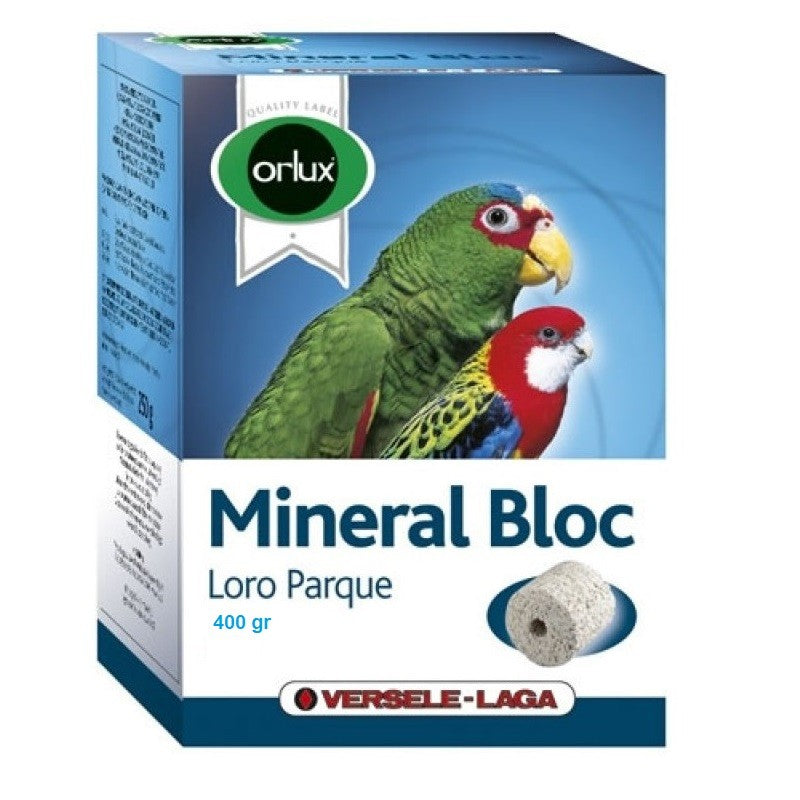 BLOQUE MINERAL LOROPARK 400GR.