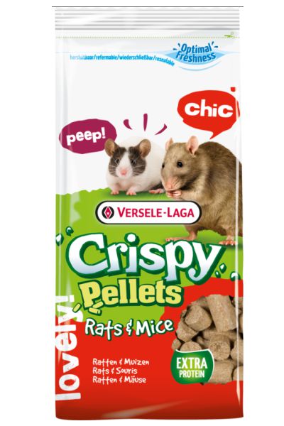 RATAS Y RATONES CRISPY PELLETS 1 Kg.