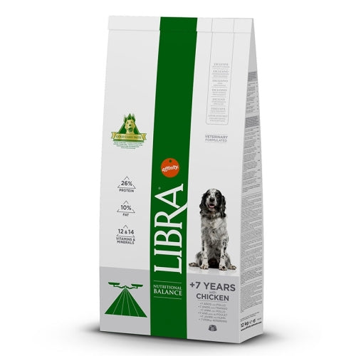 LIBRA DOG SENIOR + 7 YEARS 12 KG.