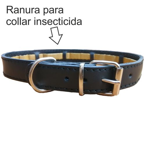 COLLAR PROTECT CUERO NATURAL 55x2.5cm