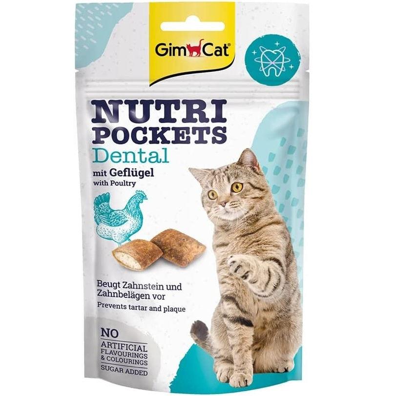 NUTRIPOCKETS GATO DENTAL 60gr.