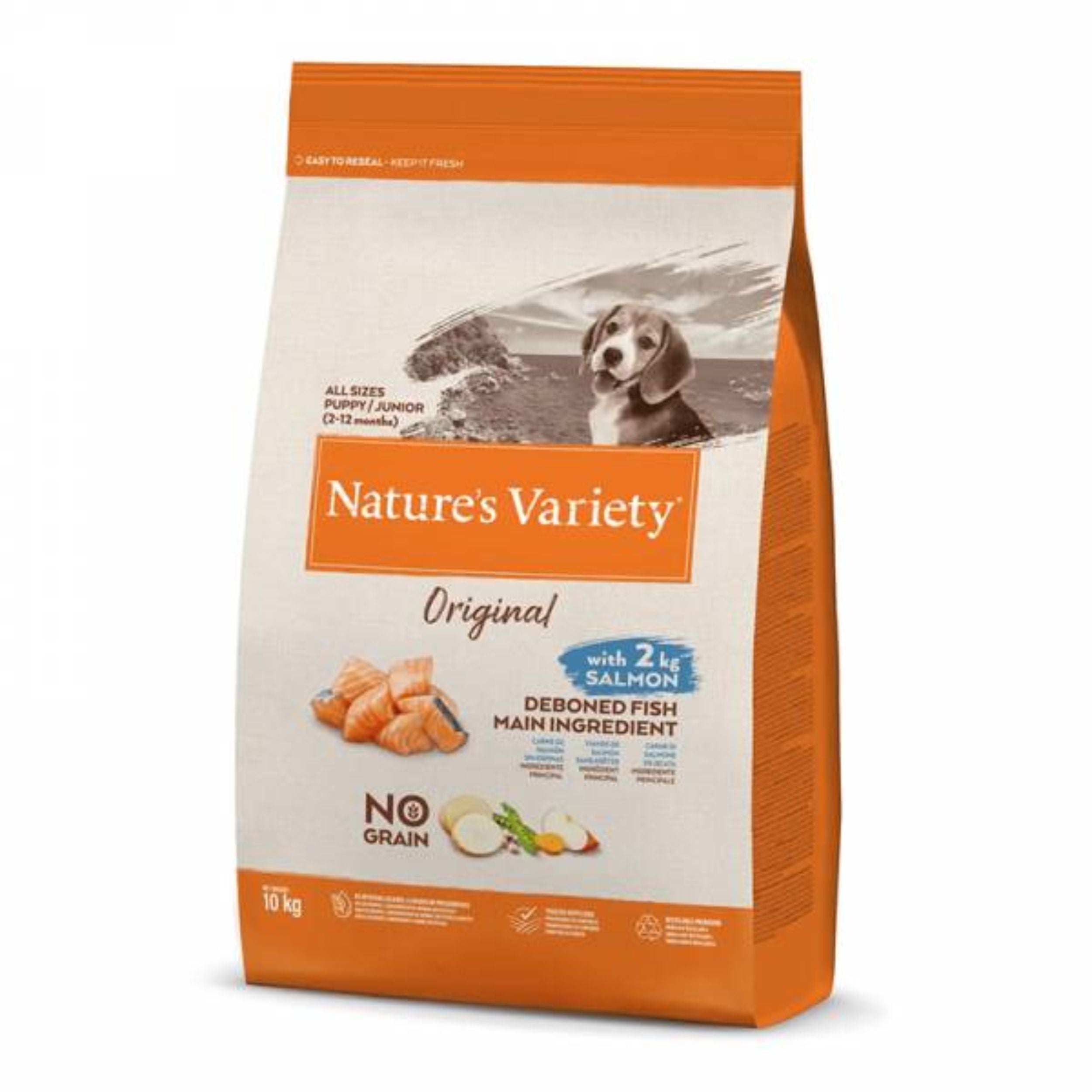 NATURES VARIETY ORIGINAL G.F. PUPPY SALMON 2Kg.