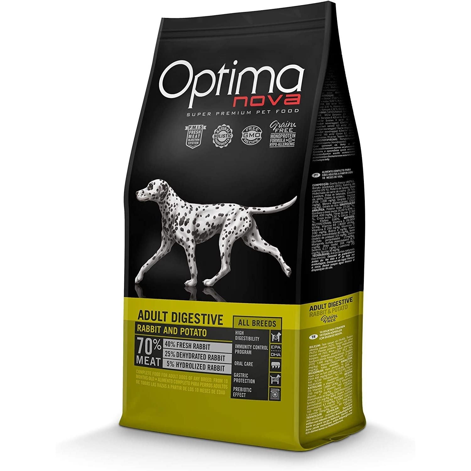 OPTIMA NOVA ADULT DIGESTIVE 12 KG.