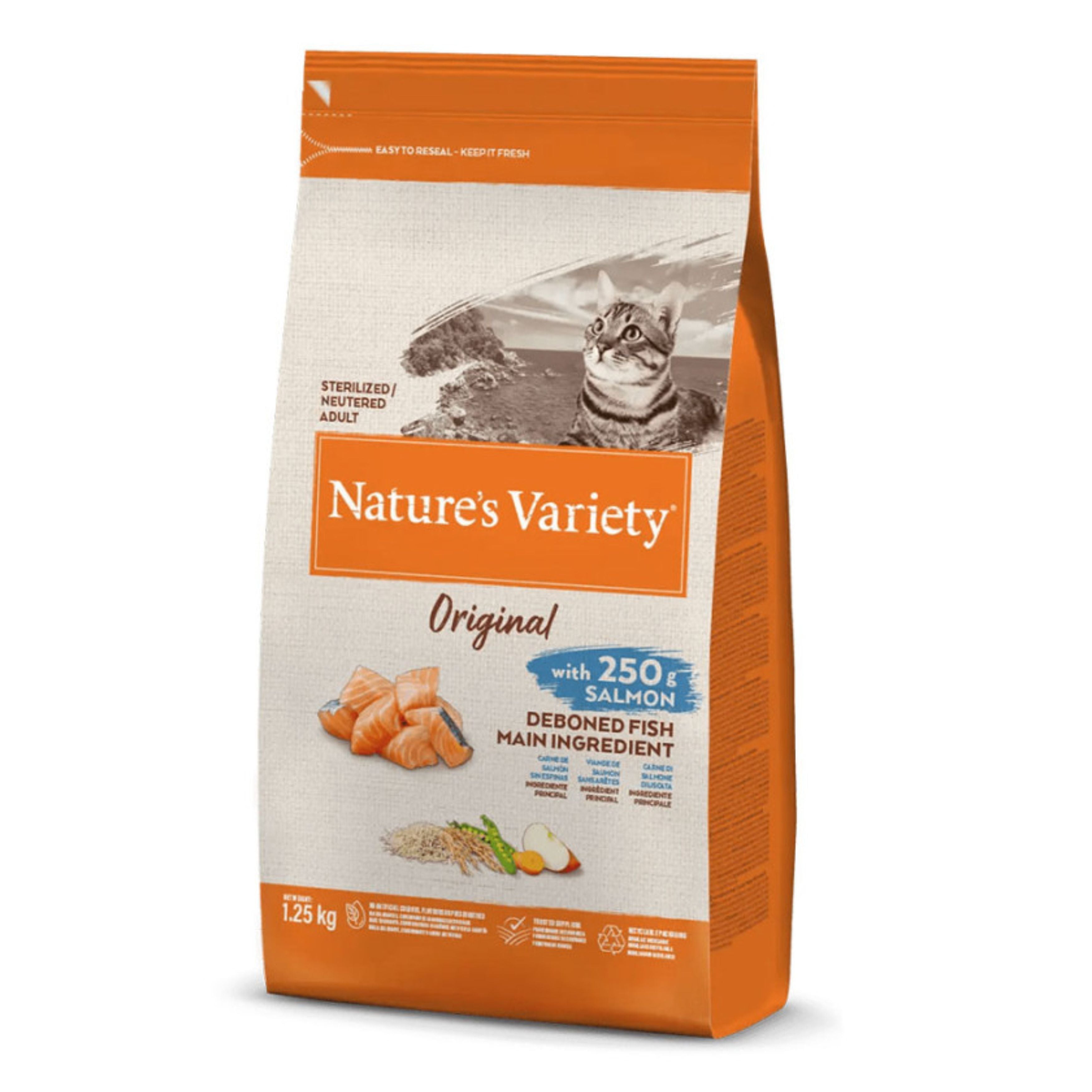 NATURES VARIETY CAT ORIGINAL STERILI SALMON 3 Kg