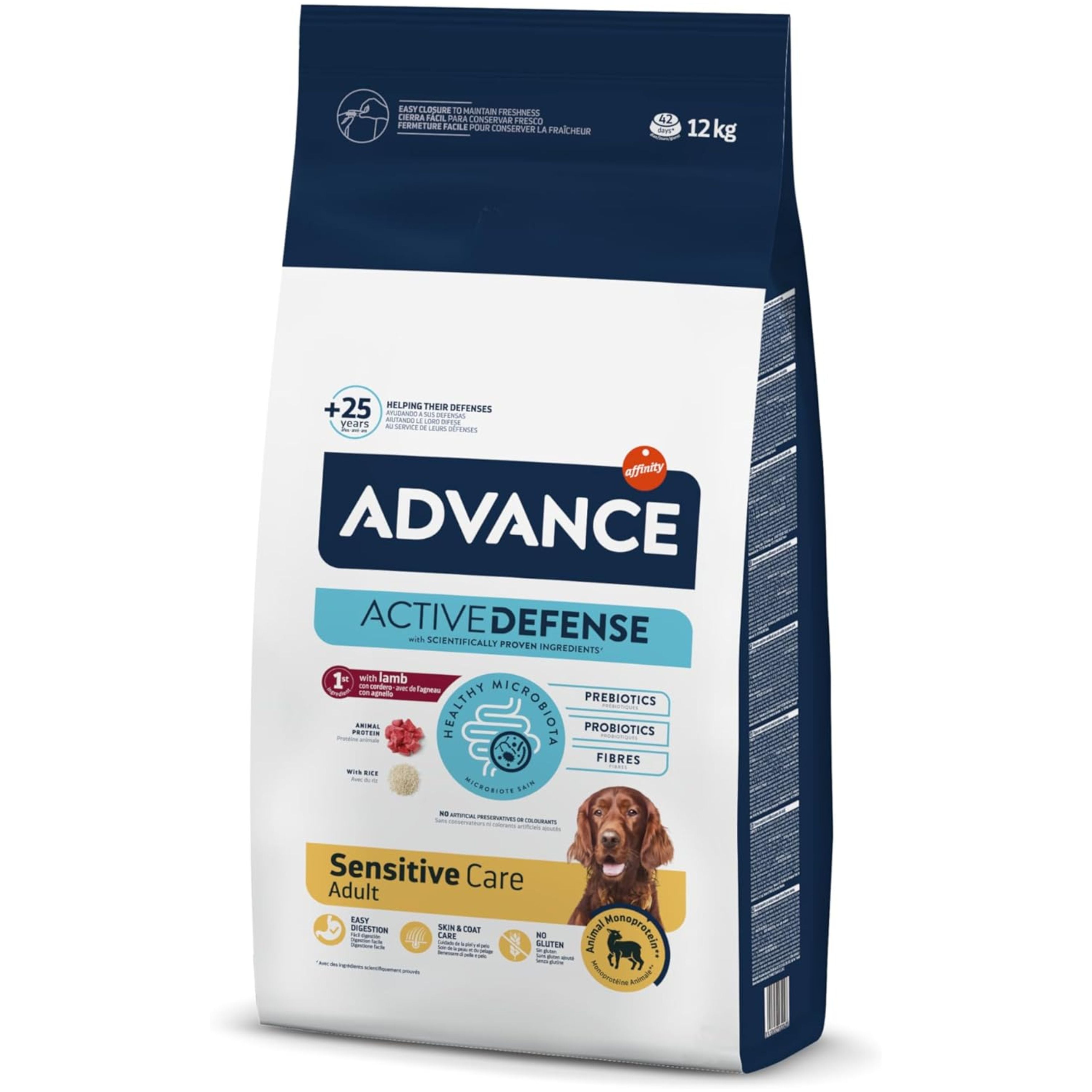 ADVANCE SENSITIVE LAMB&RICE 12 KG.