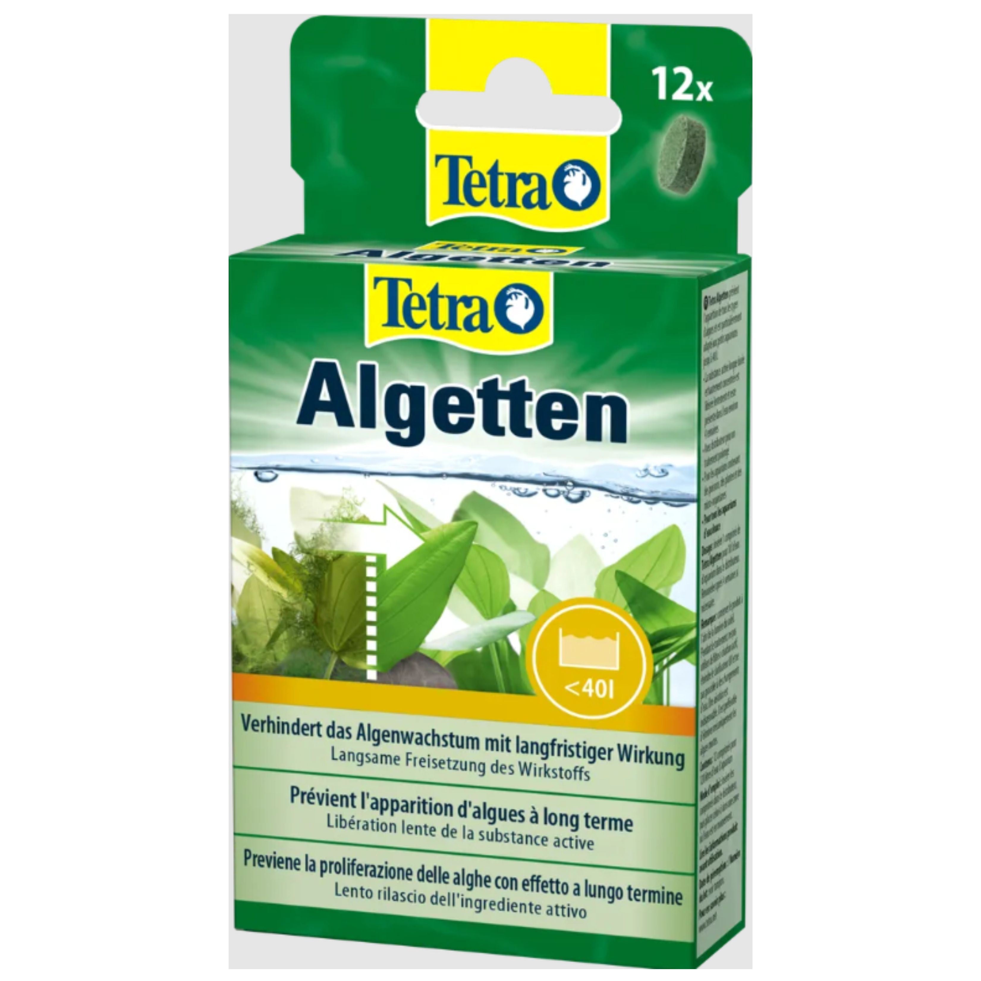 TETRA ALGETTEN 12 TABLETAS