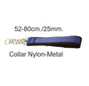 COLLAR NYLON/METAL AZUL