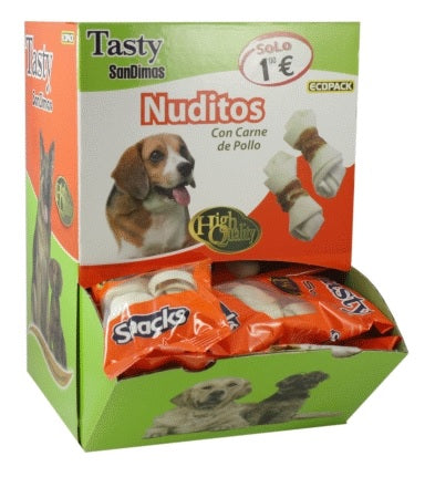 NUDITOS CON CARNE Bolsa 2x12 gr. Caja 40 Und.