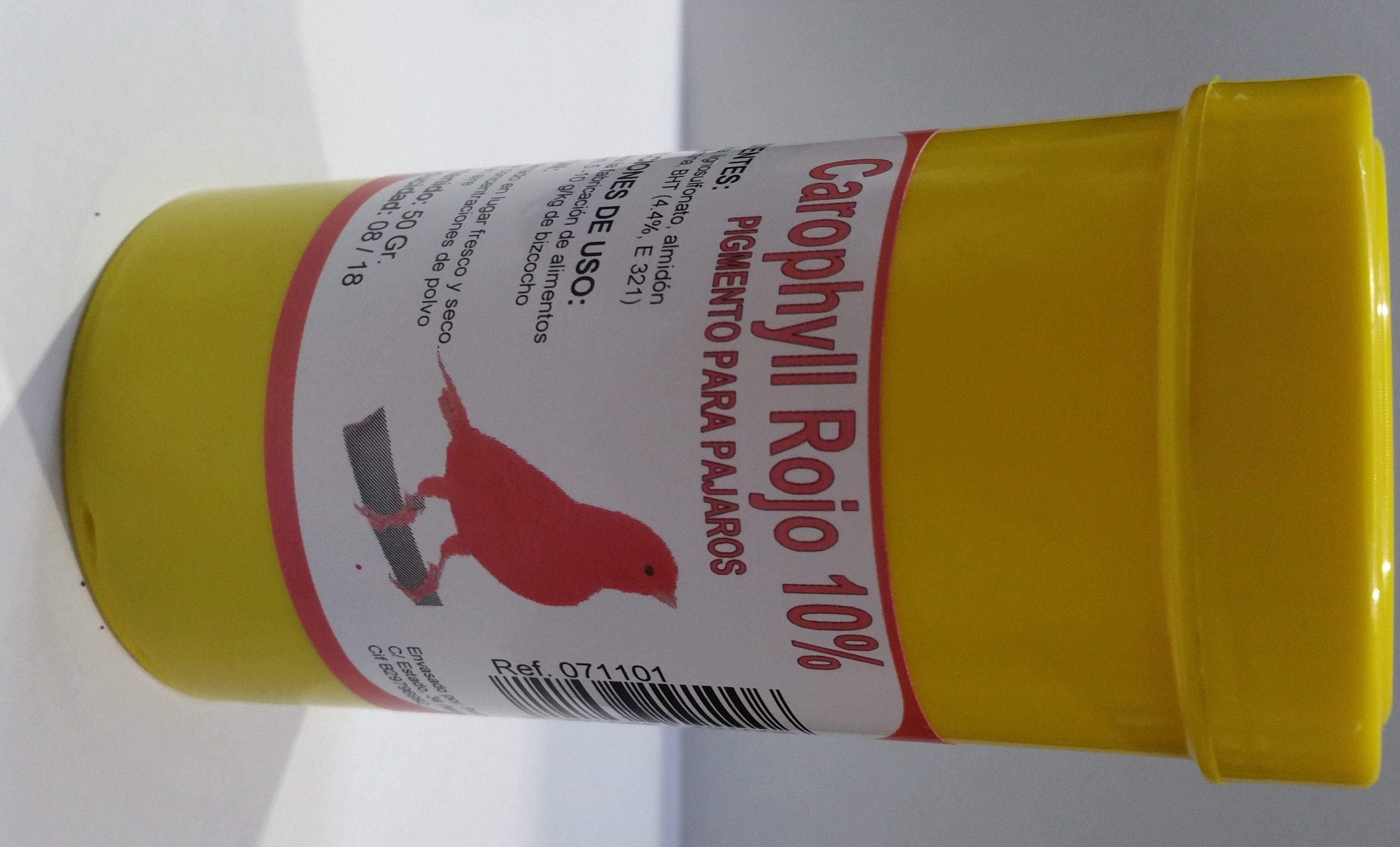 CAROFIL ROJO 10%  50 Gramos. Prodac