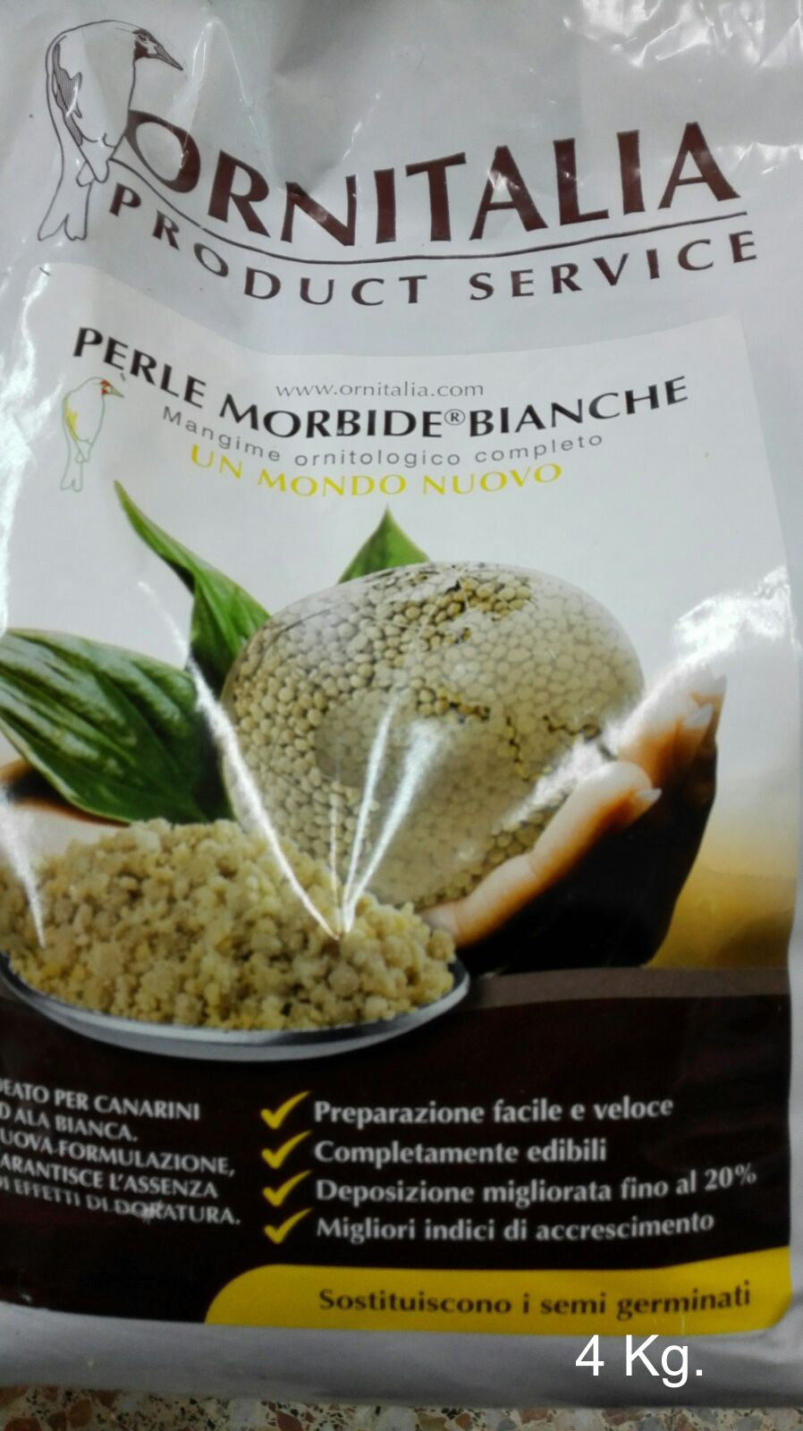 PERLE MORBIDE BIANCHE 4 KG.