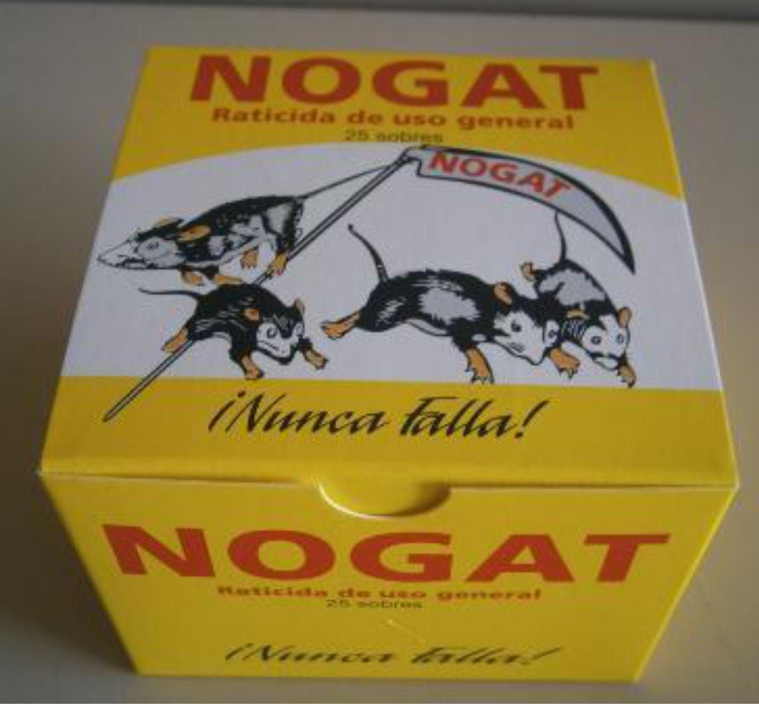 RATICIDA NOGAT 15 SOBRES. X 10 GR. NUEVO FORMATO