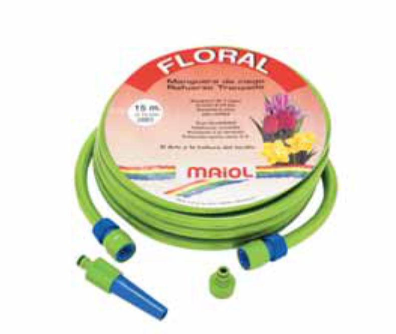 MANGUERA FLORAL 10 MTS.+KIT