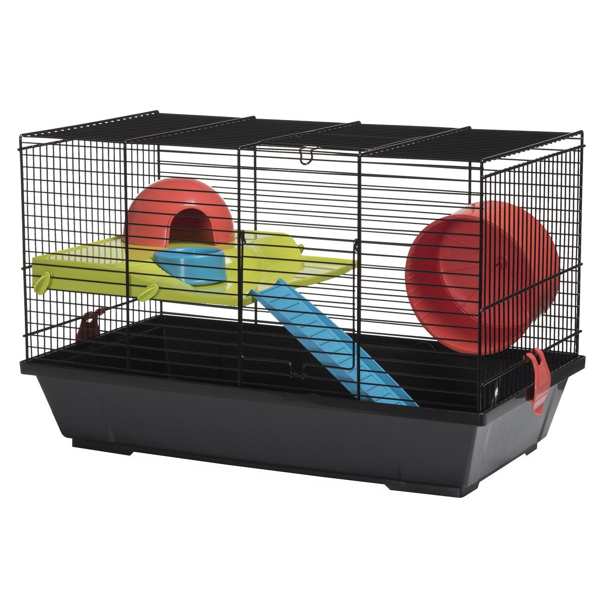 JAULA HAMSTERS 948 NEGRA nuevo modelo