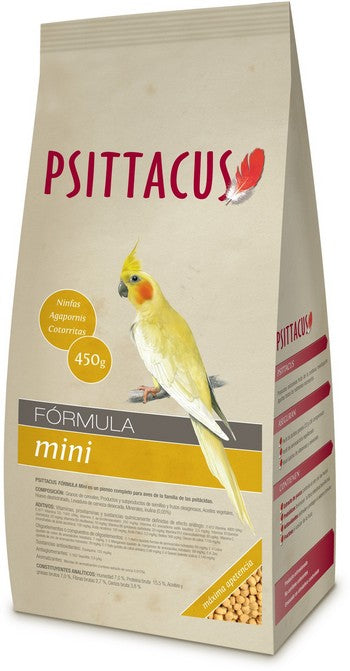 PSITTACUS PIENSO MINI 450GR. NINFAS.