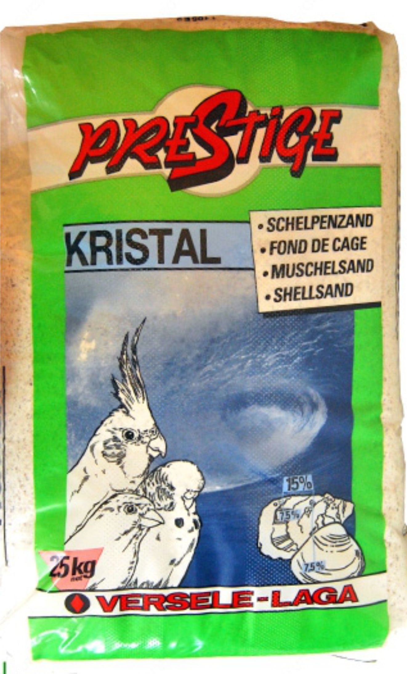 FONDO JAULA KRISTAL 25 KG.